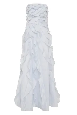 Aje Allaire Maxi Gown Pastel Blue Size 12 for rent on The Volte - image 4