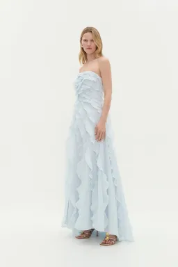 Aje Allaire Maxi Gown Pastel Blue Size 12 for rent on The Volte - image 2
