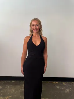 Bec & Bridge Ariven Halter Maxi Dress in Black Size AU 12 for rent on The Volte - image 3