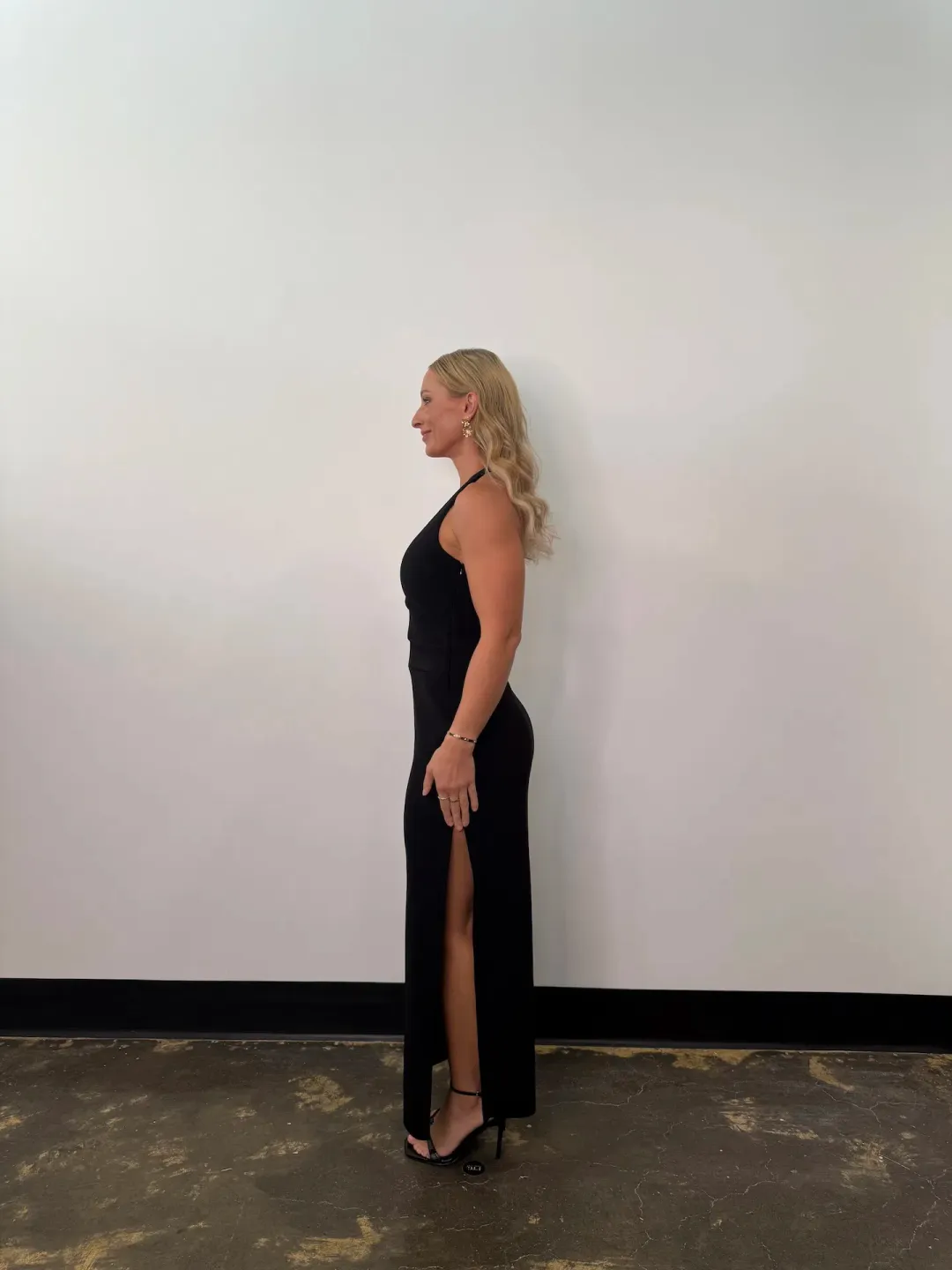 Bec & Bridge Ariven Halter Maxi Dress in Black Size AU 12 for rent on The Volte - main image