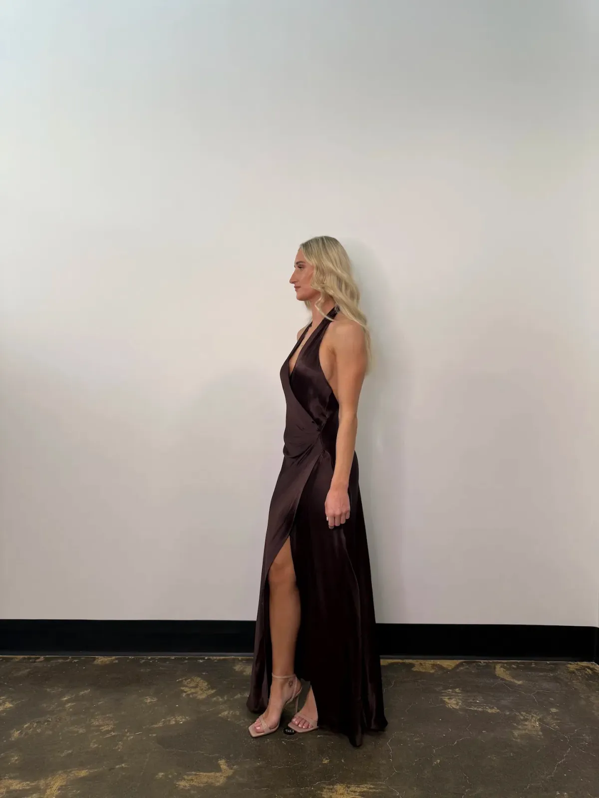 Bec & Bridge Elisia Wrap Maxi Dress Dark Chocolate / Size 10 - Image 5