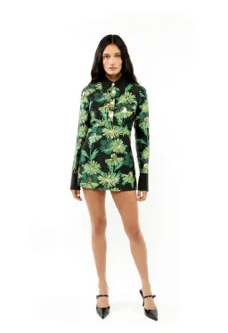 Alice Mccall Leebelle Mini Dress Black/green Size 8 for rent on The Volte - image 1