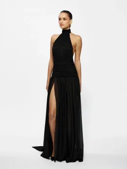 Effie Kats Verity Gown Black Size AU 6 for rent on The Volte - image 3