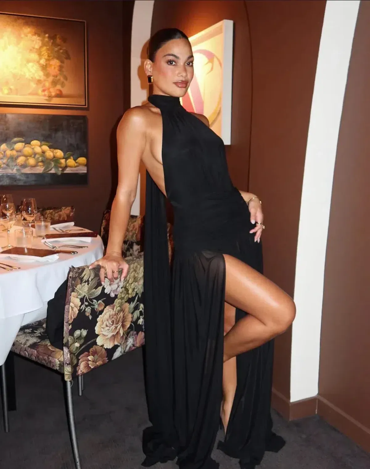 Effie Kats Verity Gown Black Size AU 6 - Image 6