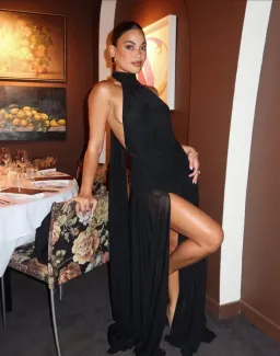 Effie Kats Verity Gown Black Size AU 6 for rent on The Volte - image 6