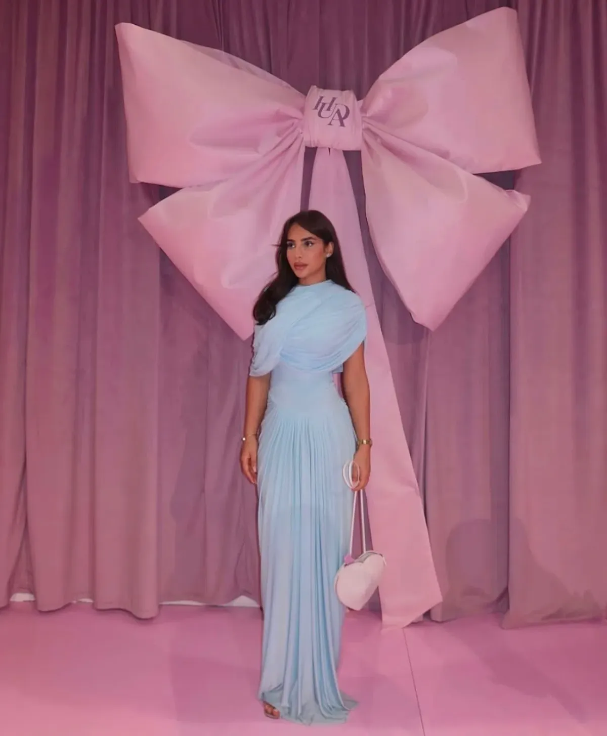 Deme By Gabriella Jasmine Pleated Floor Length Gown Dress in Baby Blue Size S / AU 8 - Image 4