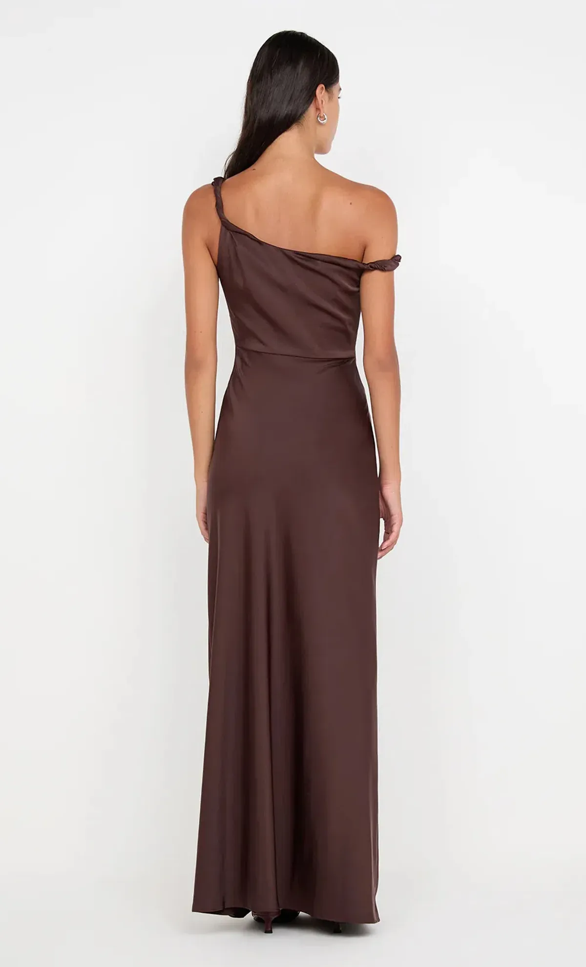 Bec and Bridge Lunetta Twist Strap Dress in Dark Chocolate Size L / AU 12 - Image 2