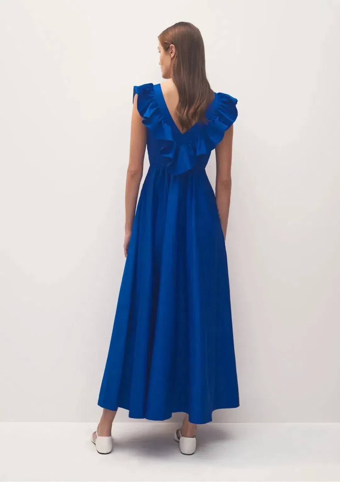 Morrison Zeta Midi Dress Cobalt Size 3 / AU 12 for rent on The Volte - main image