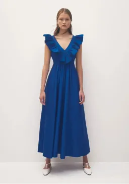 Morrison Zeta Midi Dress Cobalt Size 3 / AU 12 for rent on The Volte - image 1