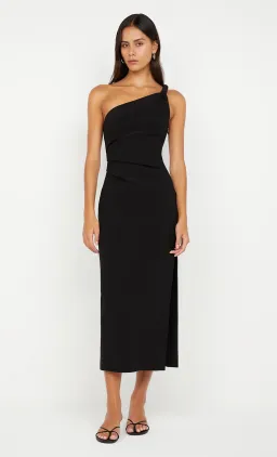 BEC & BRIDGE ARIVEN ASYM MIDI DRESS / BLACK / SIZE 10 for rent on The Volte - image 2