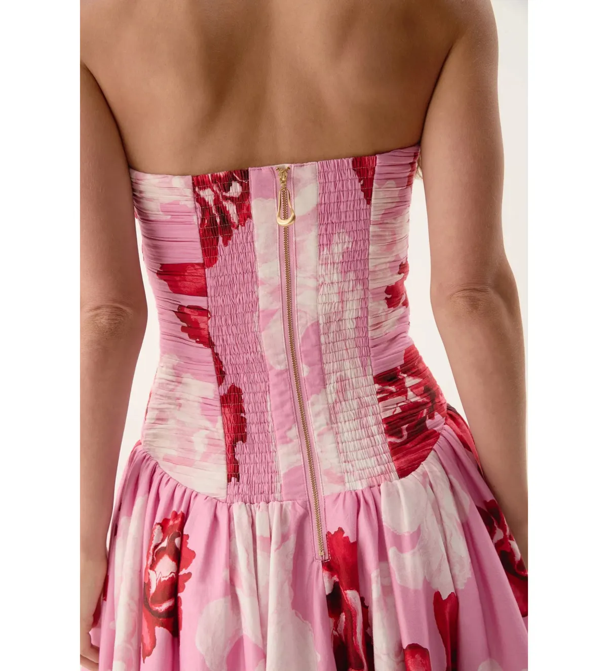 Aje Behold Maxi Dress Pink Boldly Blooming Size AU 10 - Image 7