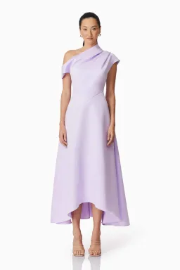 Elliatt Marissa One Shoulder Gown Purple Size 12/L for rent on The Volte - image 1