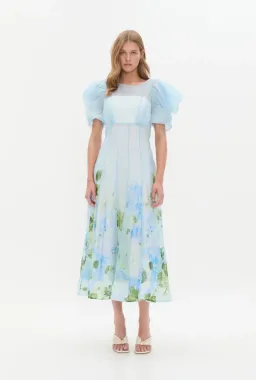 Aje Clementine Midi Dress Floral Size 10 for rent on The Volte - image 1