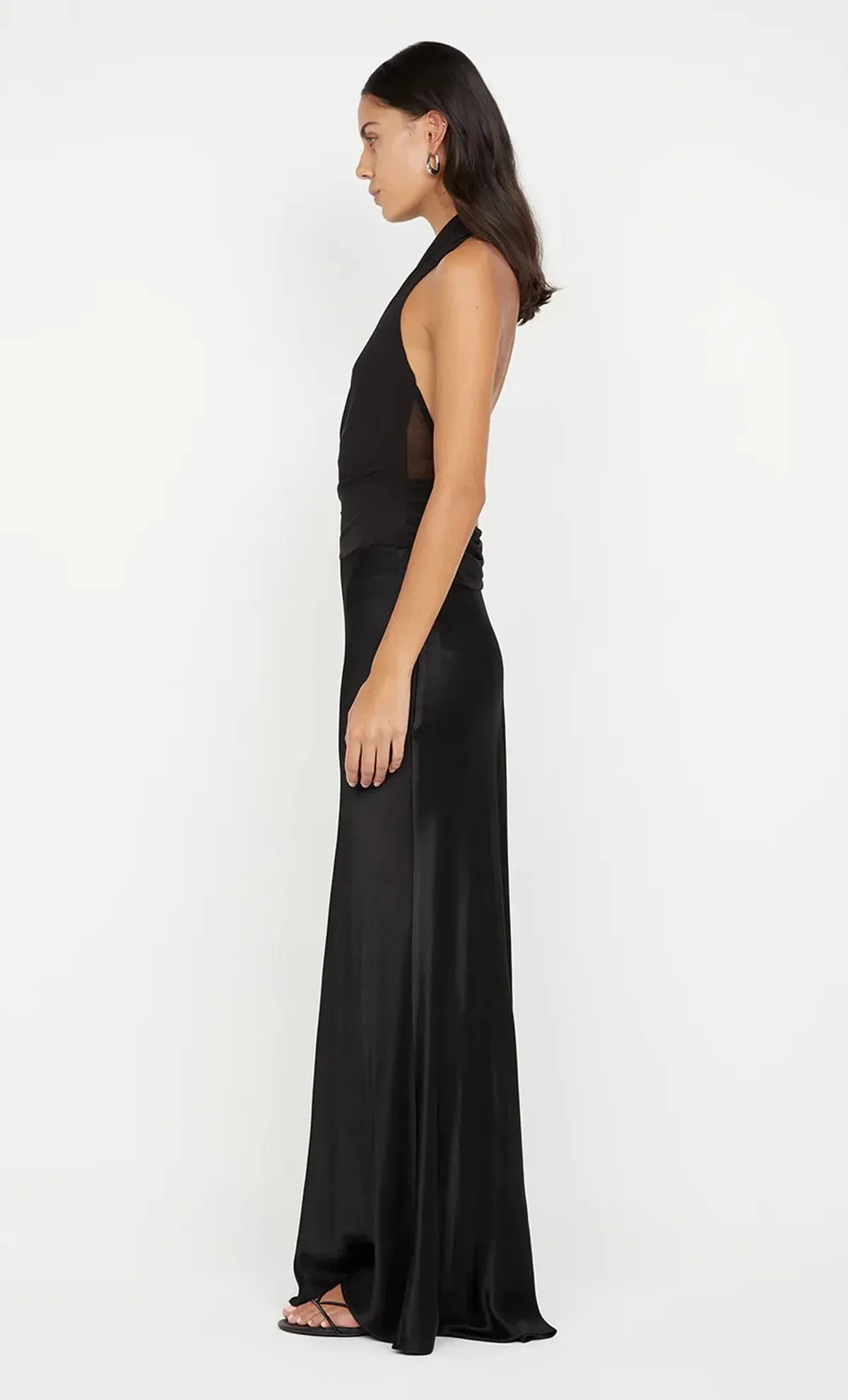 Bec & Bridge Ida Halter Maxi Dress in Black Size AU 8 - Image 3