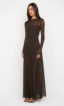 Bec & Bridge Blaine Long Sleeve Maxi Dress Cedar Size 12 for rent on The Volte - image 2