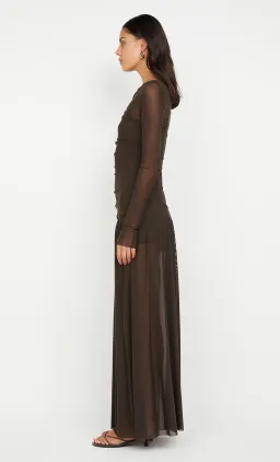 Bec & Bridge Blaine Long Sleeve Maxi Dress Cedar Size 12 for rent on The Volte - image 3