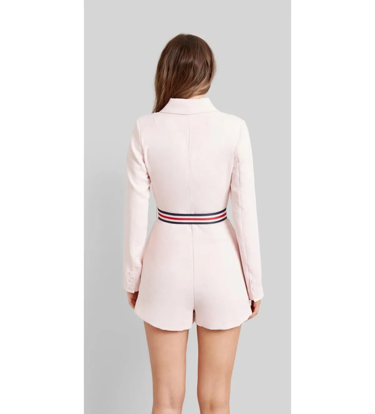 Kookai Ribbon Playsuit Blush Size AU 8 - Image 4