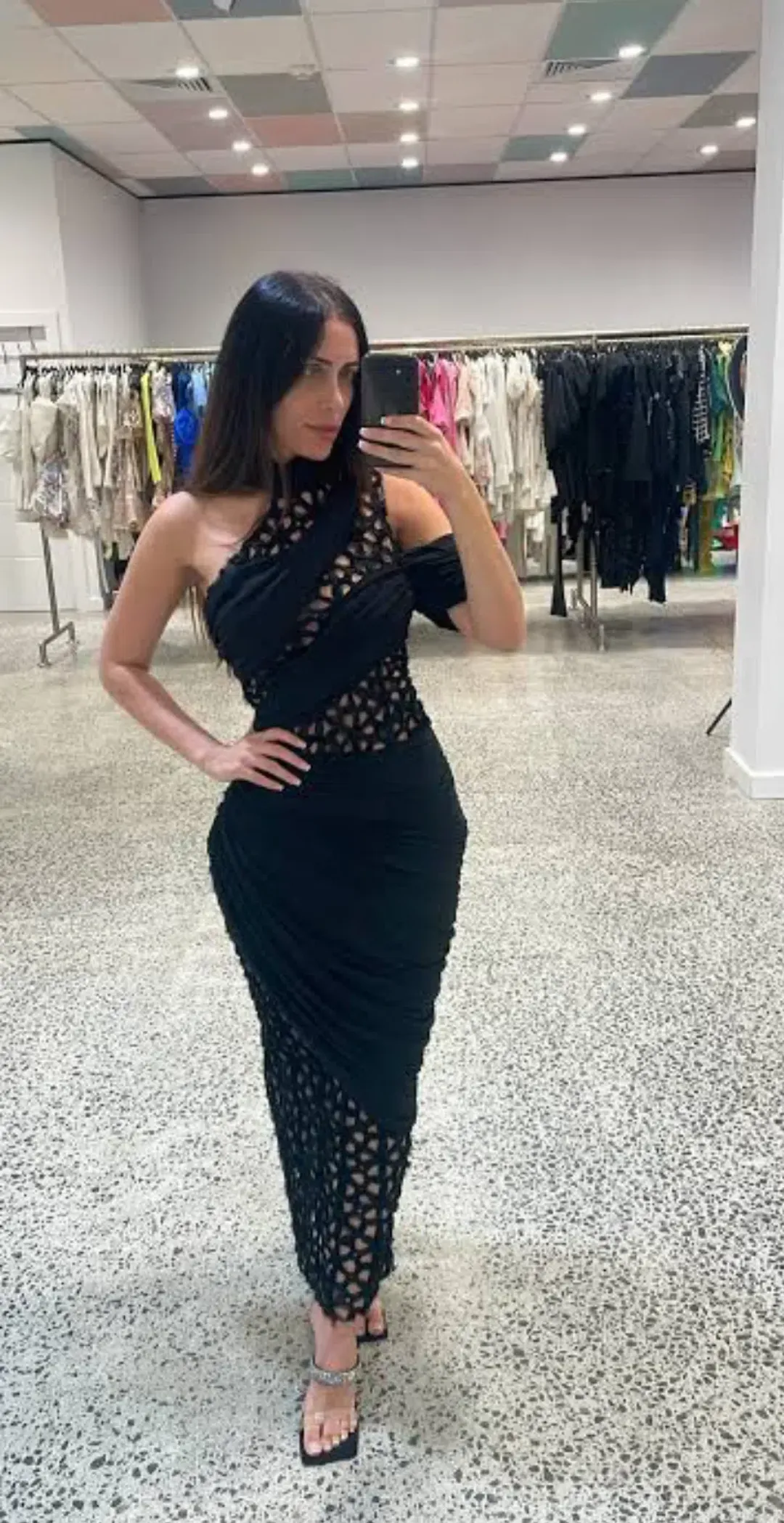 Eliya The Label Milan Dress Black Size S/8 for rent on The Volte - main image