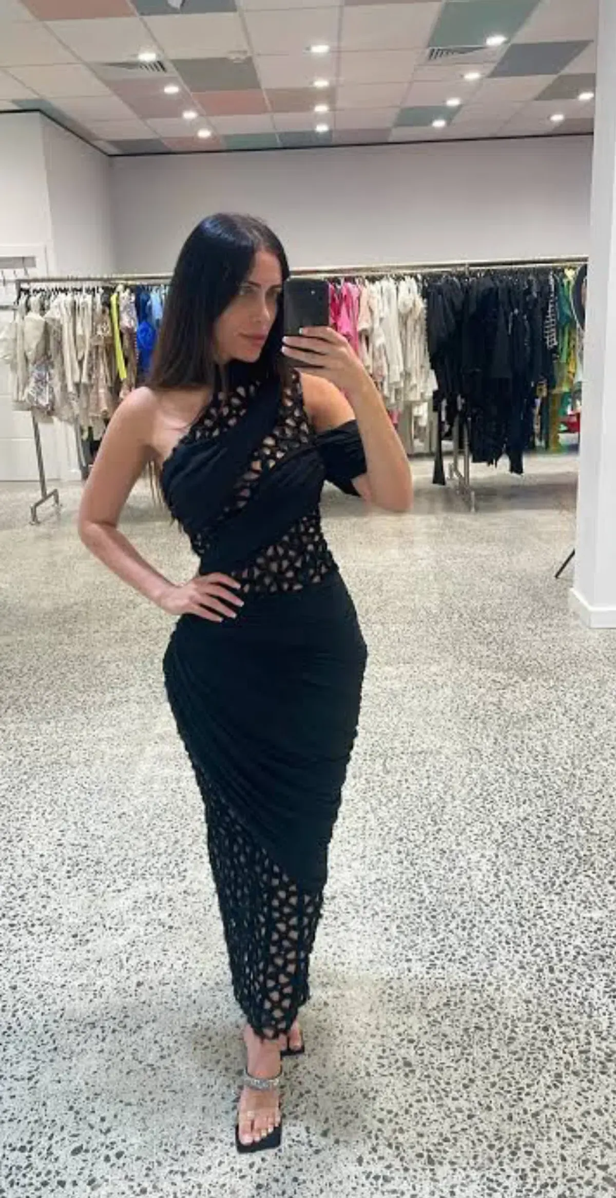 Eliya The Label Milan Dress Black Size S/8 - Image 5