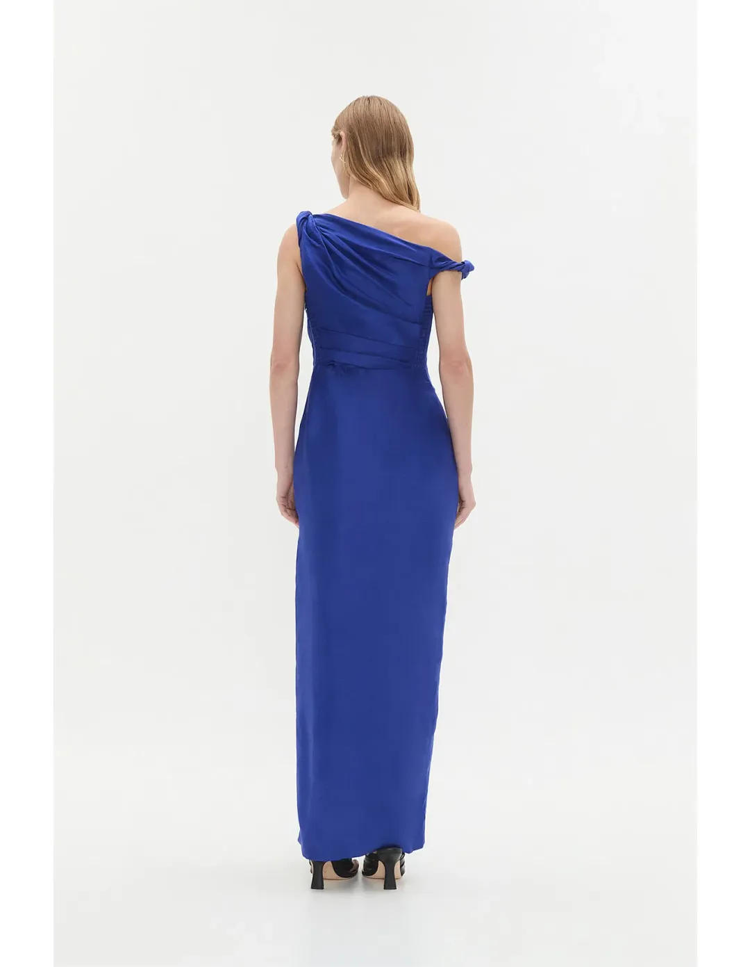 Aje Bridgette Midi Dress Cobalt Blue Size 12 for rent on The Volte - main image