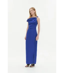 Aje Bridgette Maxi Dress Bright Blue Size AU 10 for rent on The Volte - image 2