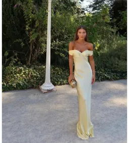 Natalie Rolt Bridget Maxi Dress in Lemon Size AU 6 for rent on The Volte - image 3