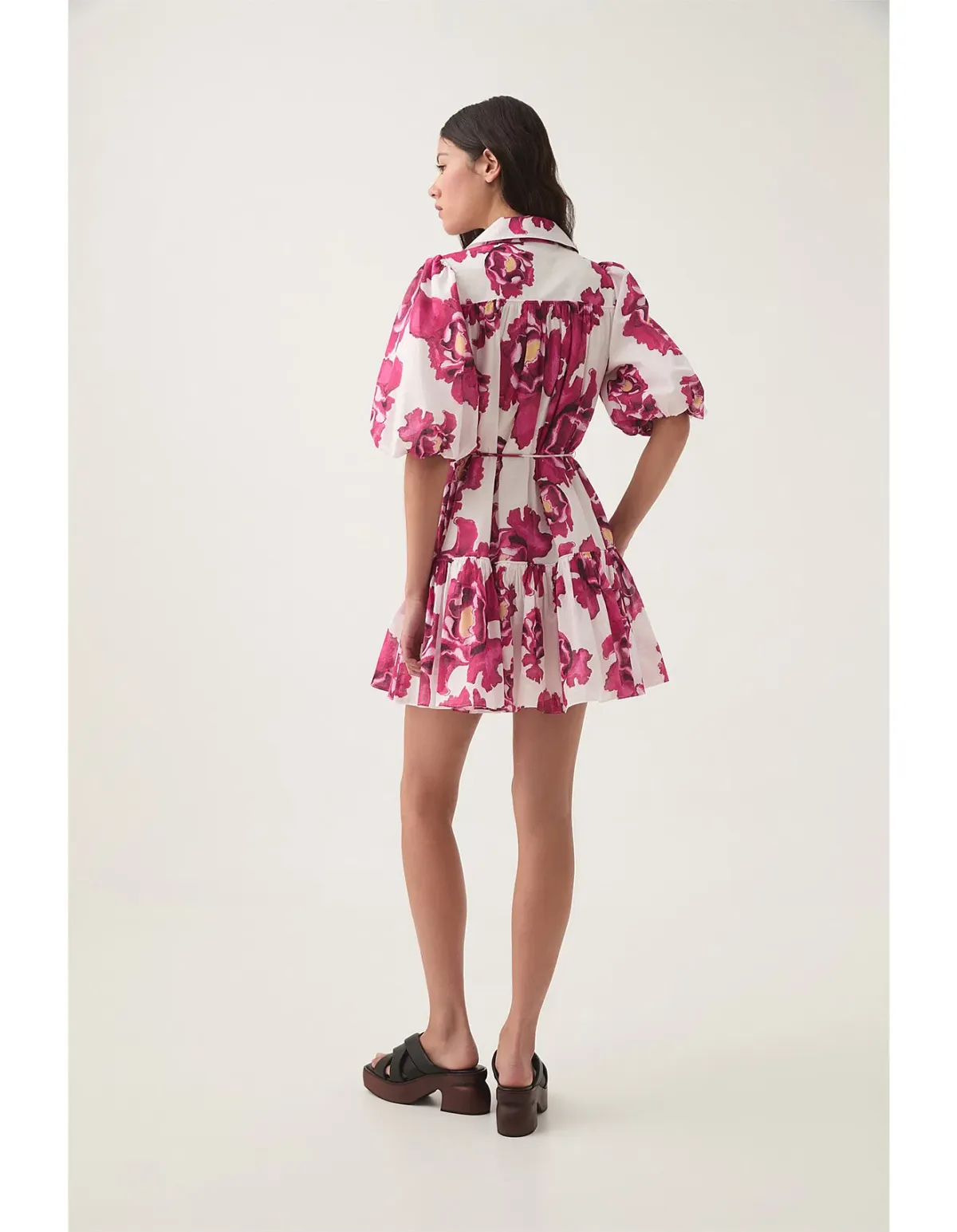 AJE ELIZA SMOCK MINI DRESS SIZE 4 - Image 4