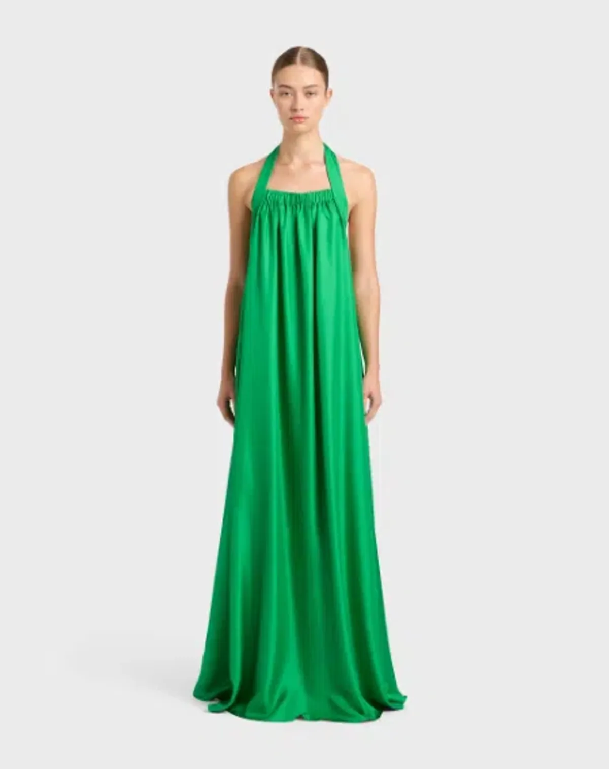 Bondi Born Marfa Halter Maxi Dress Green Size 16 - Image 1
