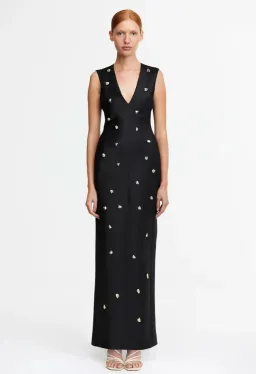 Acler Pattison Maxi Dress Black Size 10 for rent on The Volte - image 1