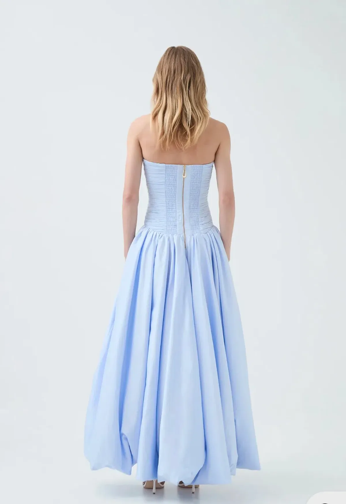 Aje Violette Bubble Hem Maxi Blue Size AU 6 - Image 3