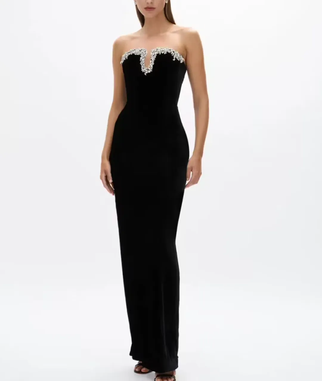 Rachel Gilbert Claudine Gown in Black Size 1/ Size AU8 for rent on The Volte - main image