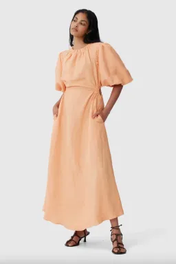 C/Meo Collective Now & Forever Dress Orange Size AU 12 for rent on The Volte - image 1