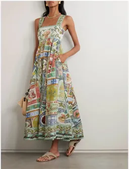 Alemais Tommasina Summer Dress in Multi Print Size 10 for rent on The Volte - image 1
