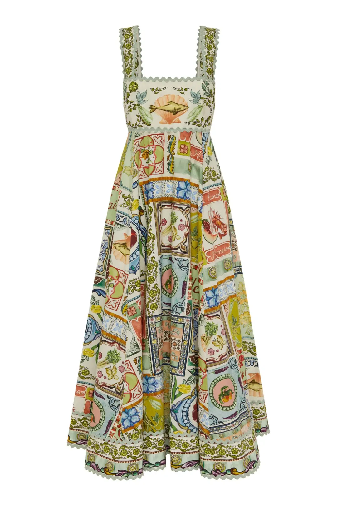 Alemais Tommasina Summer Dress in Multi Print Size 10 for rent on The Volte - main image