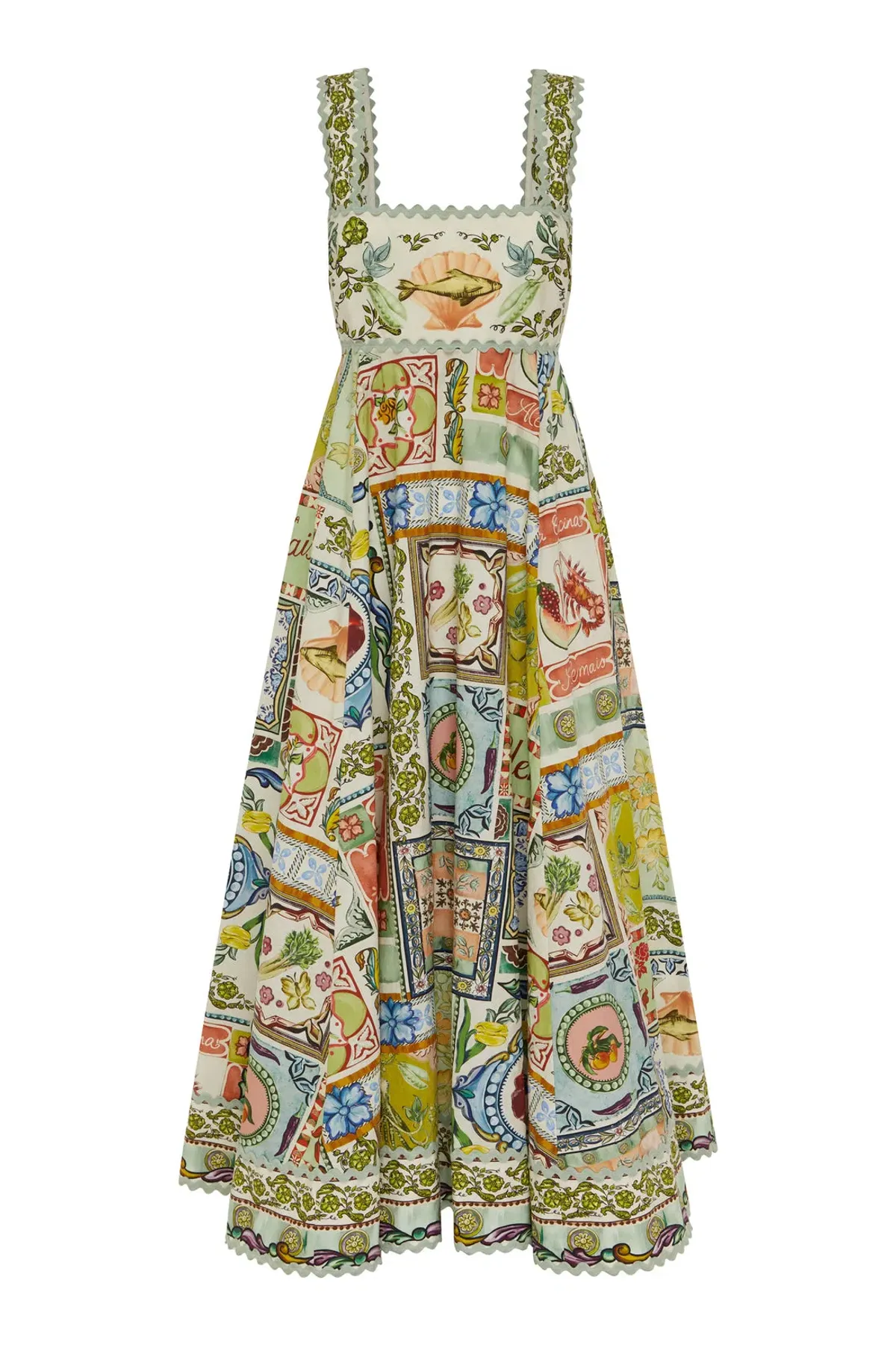 Alemais Tommasina Summer Dress in Multi Print Size 10 - Image 4