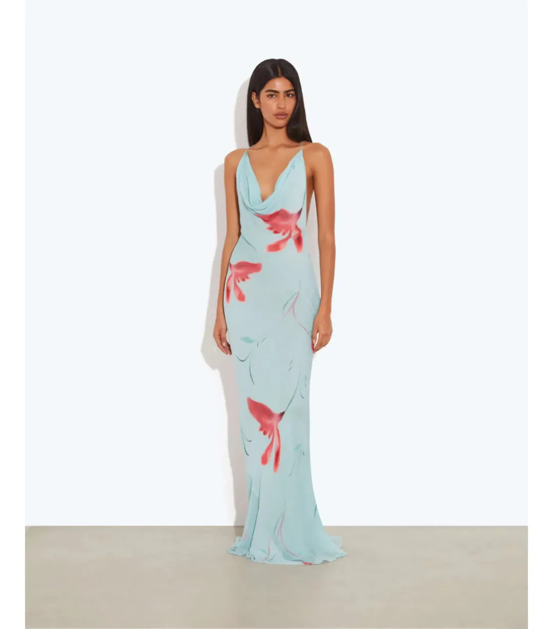Rat & Boa Vincenza Maxi Dress Blue Size M / AU 10 for rent on The Volte - main image