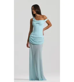 Natalie Rolt Cadence Gown Maxi in Baby Blue Size AU 8 for rent on The Volte - image 1
