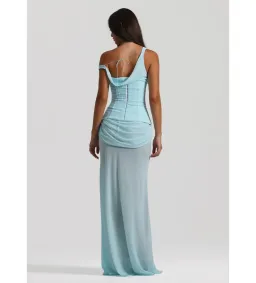 Natalie Rolt Cadence Gown Maxi in Baby Blue Size AU 8 for rent on The Volte - image 4