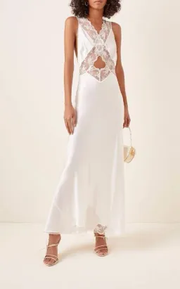 Sir the Label Aries Cut Out Gown White Size 1 AU 8 for rent on The Volte - image 1