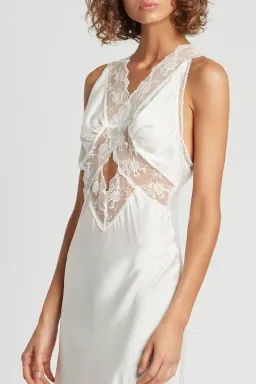 Sir the Label Aries Cut Out Gown White Size 1 AU 8 for rent on The Volte - image 2