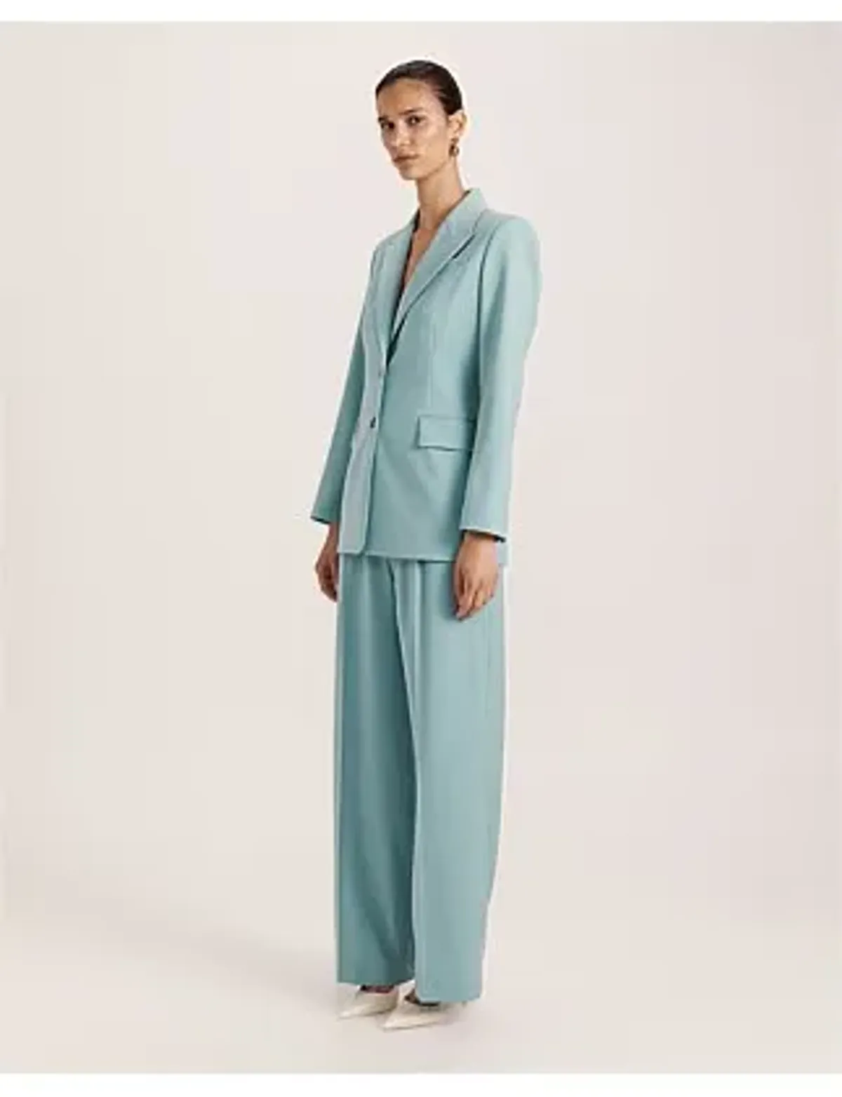 Saba Suki Classic Blazer Mint Size 10 - Image 3