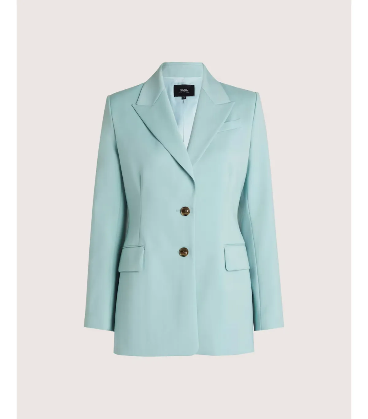 Saba Suki Classic Wool Blazer in Seafoam Size AU 12 - Image 6