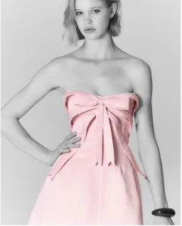 Lirika Matoshi Pink Bow Mini Dress Size M/10 for rent on The Volte - image 2
