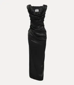 Vivienne Westwood Long Ginnie Pencil Maxi Dress Black Size AU 10 for rent on The Volte - image 4