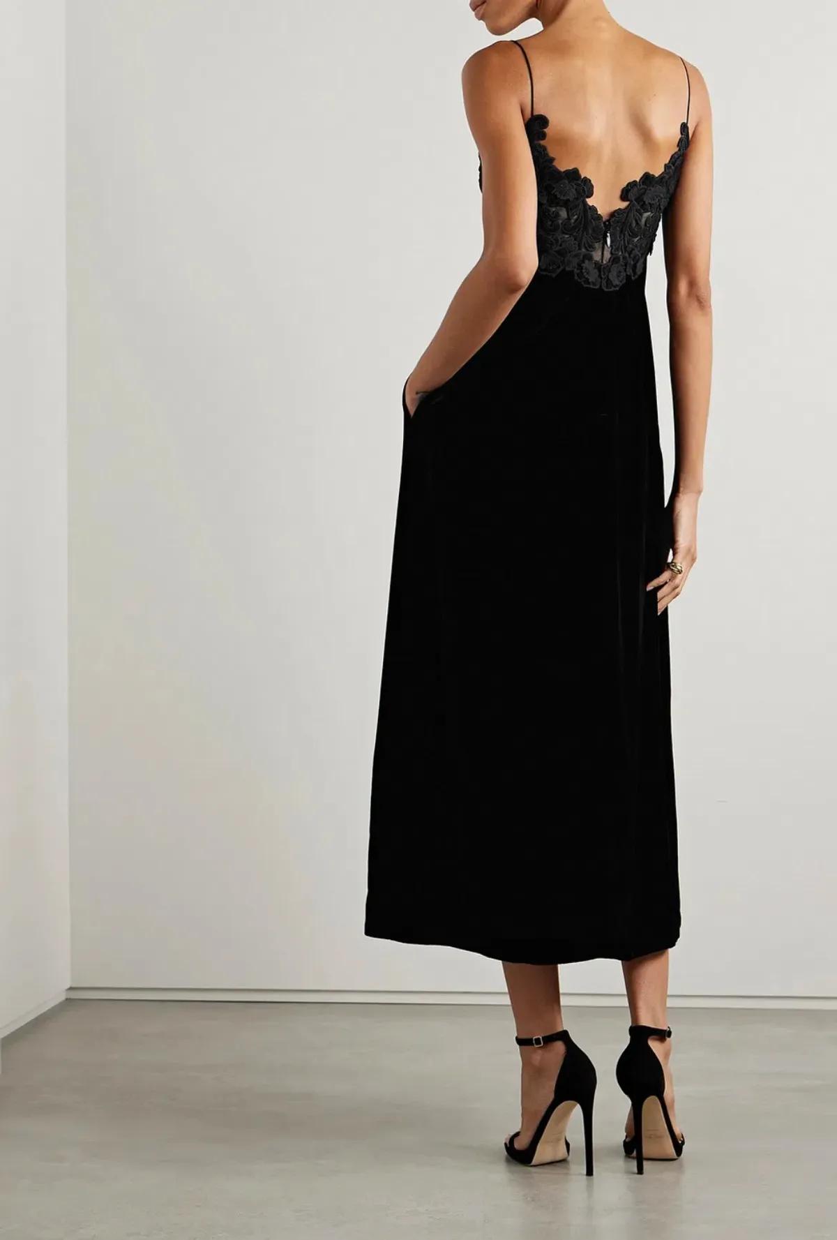 Zimmermann Sensory Velvet Slip Dress (Size 4/ AU14-16) - Image 5
