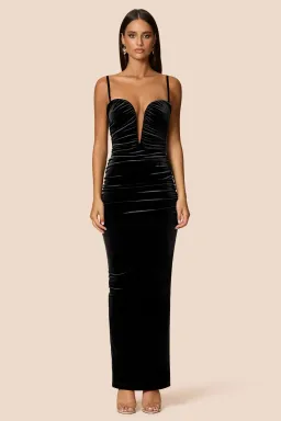 Love Nookie Nina Gown Black Size AU 10 for rent on The Volte - image 3