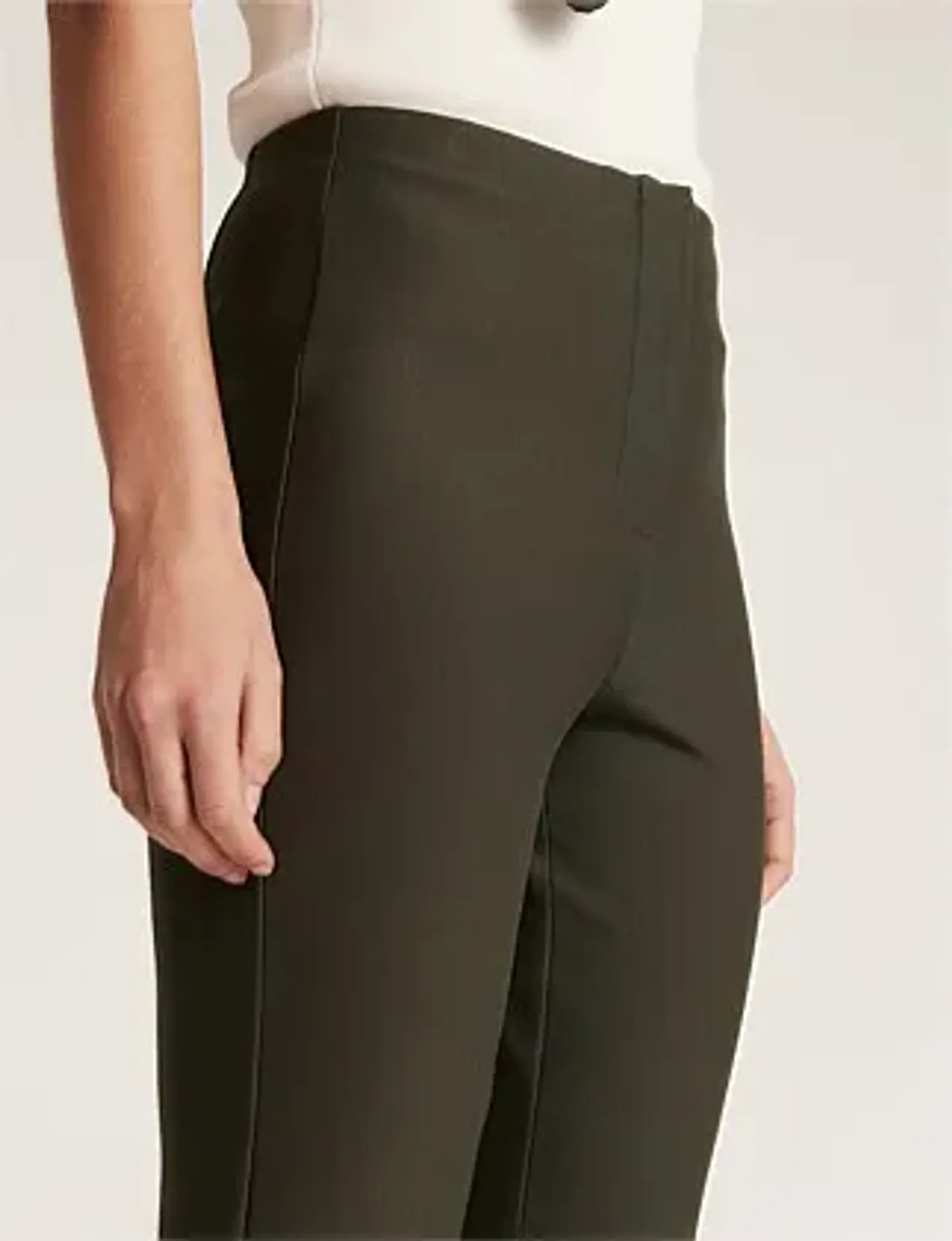 Perri Cutten City Stretch Pant Olive Size AU 8 - Image 5
