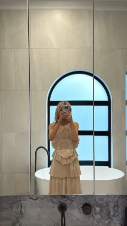 Aje Kyra Gown Gold Size AU 6 for rent on The Volte - image 7