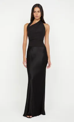 Bec & Bridge Ida Halter Asymmetrical Maxi Black Size AU 6 for rent on The Volte - image 1