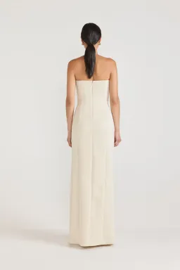 Tojha Fleur Dress Maxi Champagne Beige Size AU 8 for rent on The Volte - image 4